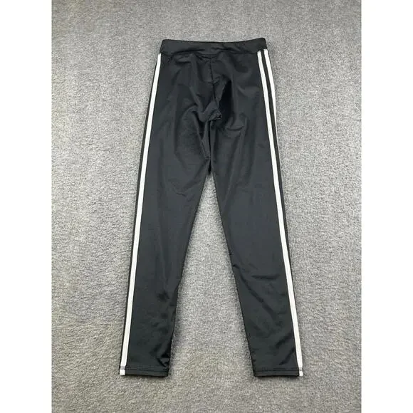 Adidas Kids Black Sweatpants with White Stripes‎ Size Medium (10-12) - Picture 5 of 9